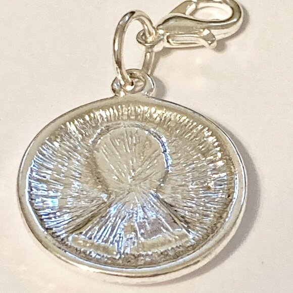 Pink Ribbon Clip On Charm For Bracelet Zipper Pull Bag Purse Charm Enamel Bow - Picture 5 of 6